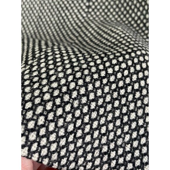 vintage TAILORED BY HARLAN usa black white textured 100% wool mock blazer - Picture 11 of 11